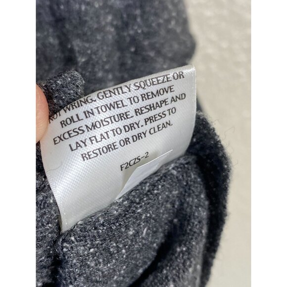 Eileen‎ Fisher Wool Silk Blend Women Charcoal Gray Dolman Sleeve Sweater Size XS - Picture 8 of 15